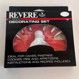 VTG Revere Ware 7 Piece Set Decorating Cake Cookies Frosting Pastries Appetizers